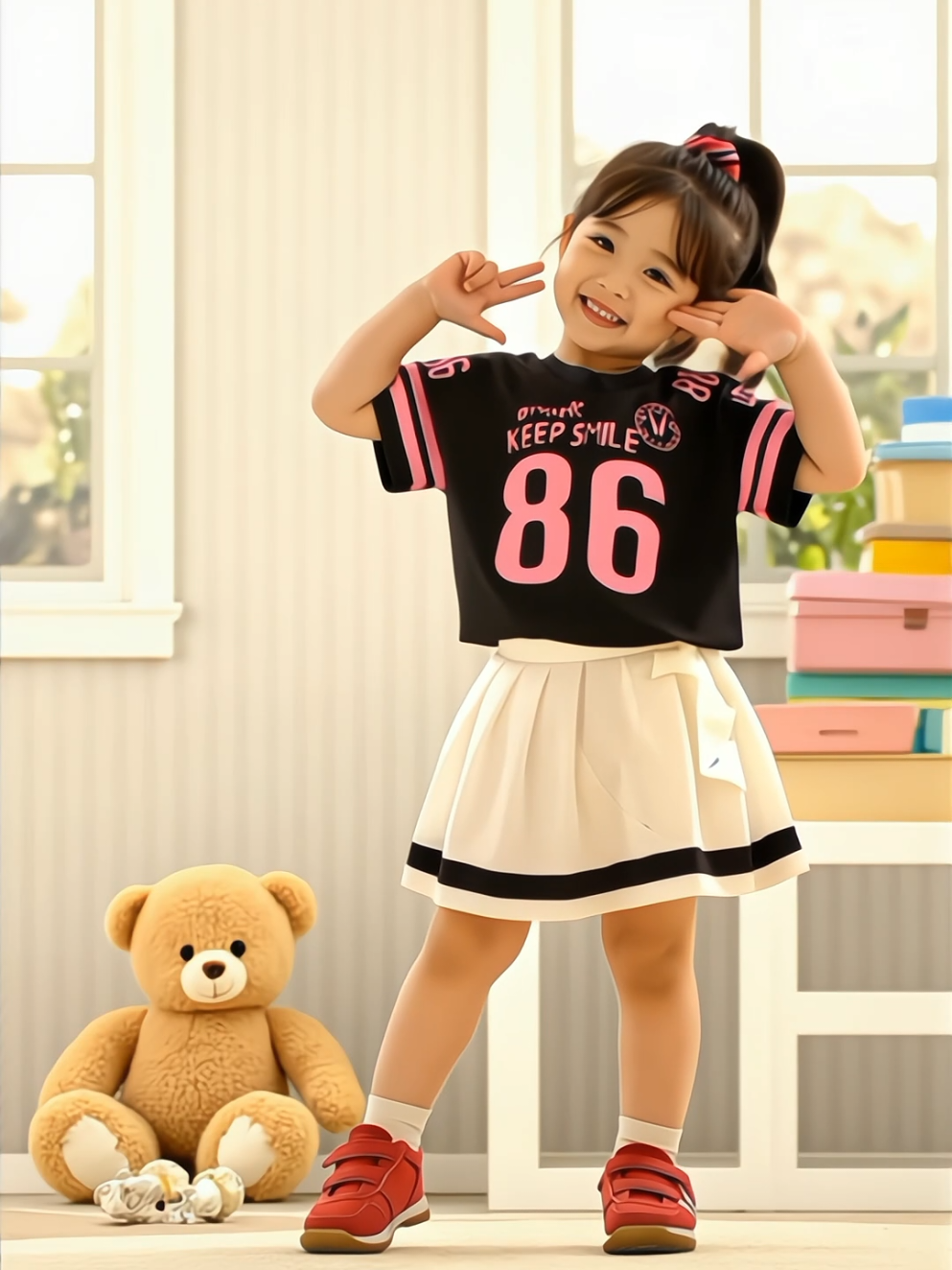 Jersey Anak Perempuan Rok Mini