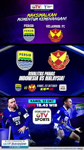 Jangan lewatkan duel panas antara dua tim besar dari Asia Tenggara! 🔥 Saksikan PERSIB vs SELANGOR FC! Kamis, 23 Oktober pukul 18.45 WIB LIVE di GTV SPORTS! #PersibDay #PersibVsSelangorFC #ACL2 #GTVSports #PangeranBiru #Bobotoh #persibbandung 4m