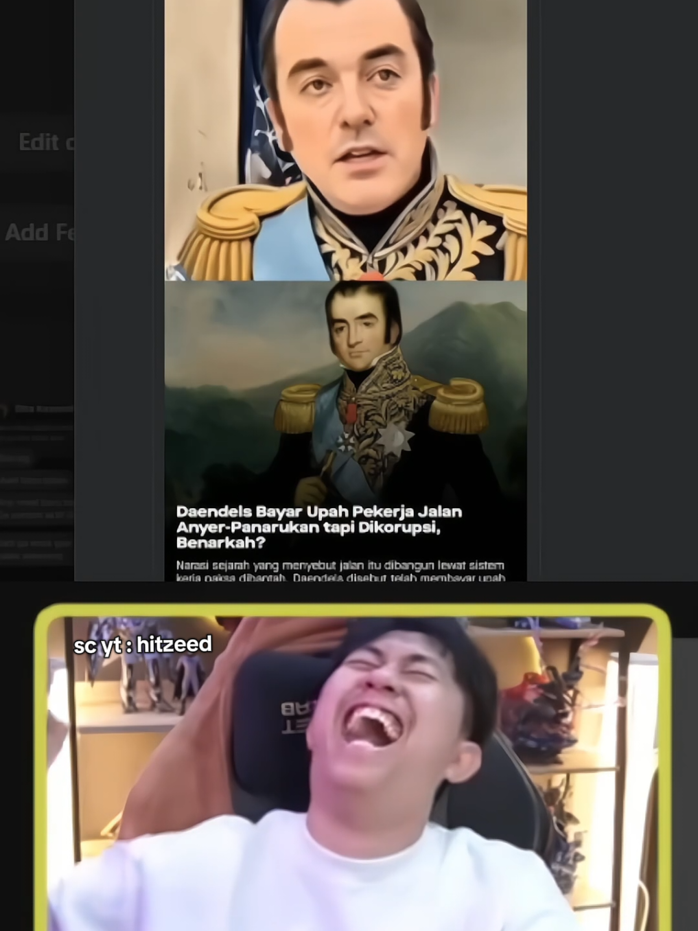 klarifikasi langsung dari pak Herman Willem Daendels atas tuduhan ytta☠️ || @ryanarmandooo #hitzeedch #hitzeedclips #reaction #meme 