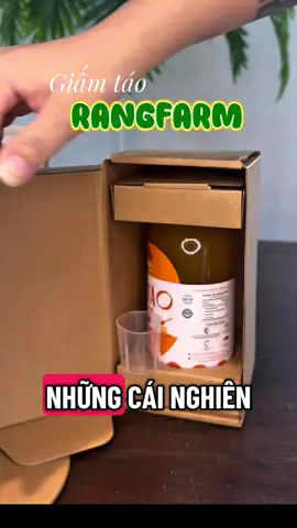 Giấm táo tốt cho sk lắm nha #giamtao #giamtaorangfarm #giamtaonguyenchat #giamtaohuuco 