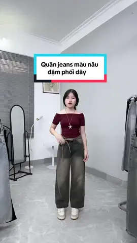 Set đồ xinh dành cho nấm nè😍🍄 #quannamlun #quanongrong #quandihoc #quannuxinh #quanjeannu 