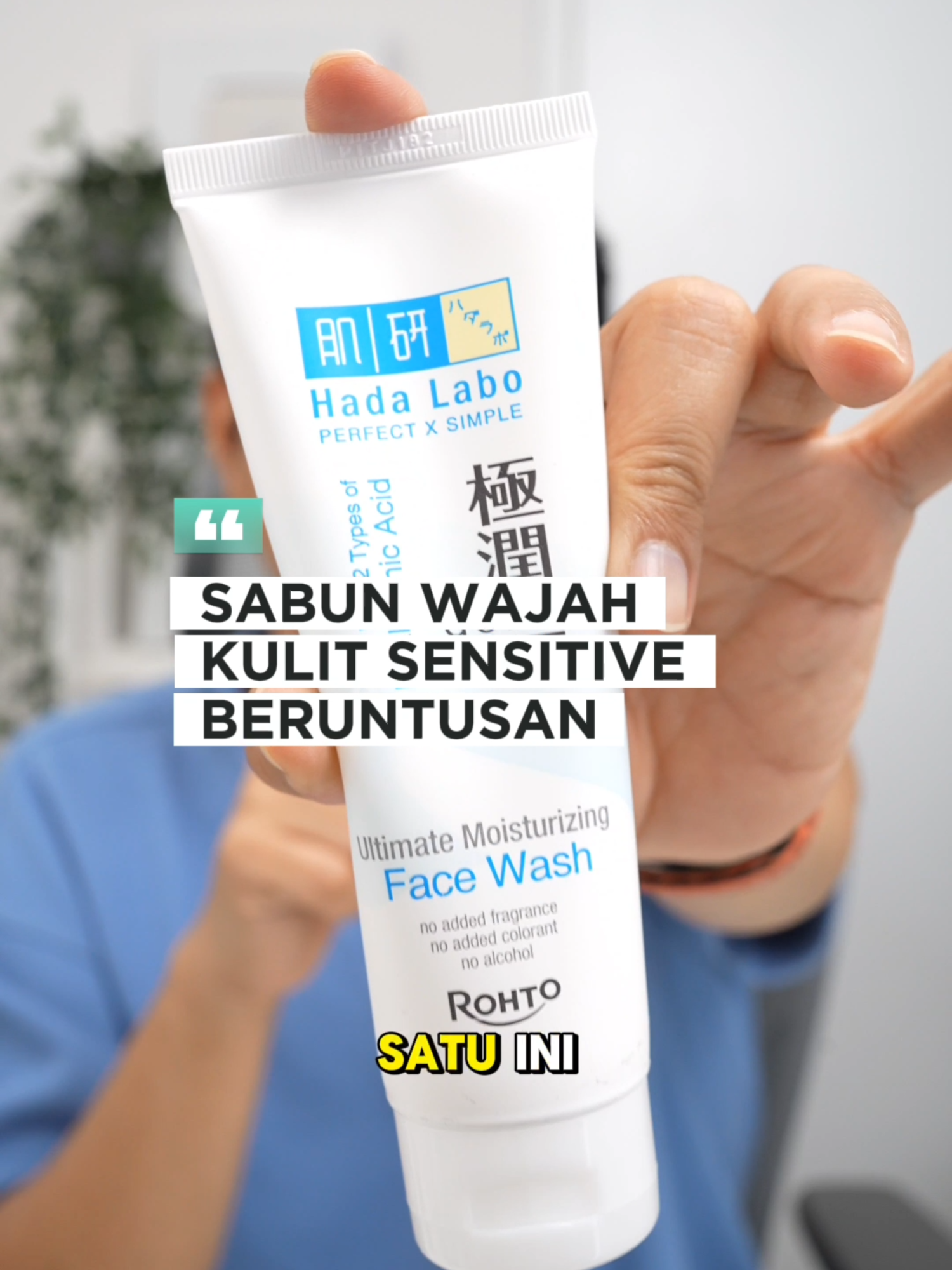 Hada Labo Gokujyun facewash by Rohto sudah BPOM harga murah promo #hadalabo #hadalabofacewash #hadalabogokujyun #wibgajian #cuantanpabatas