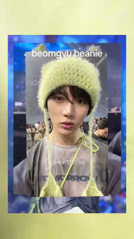 i used the wrong yarn color btw #txt #tomorrow_x_together #beomgyu #crochet 