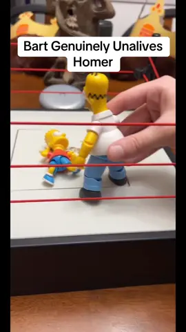 Bart and Luigi got their revenge #figtok #actionfigures #bart #homer #anime 