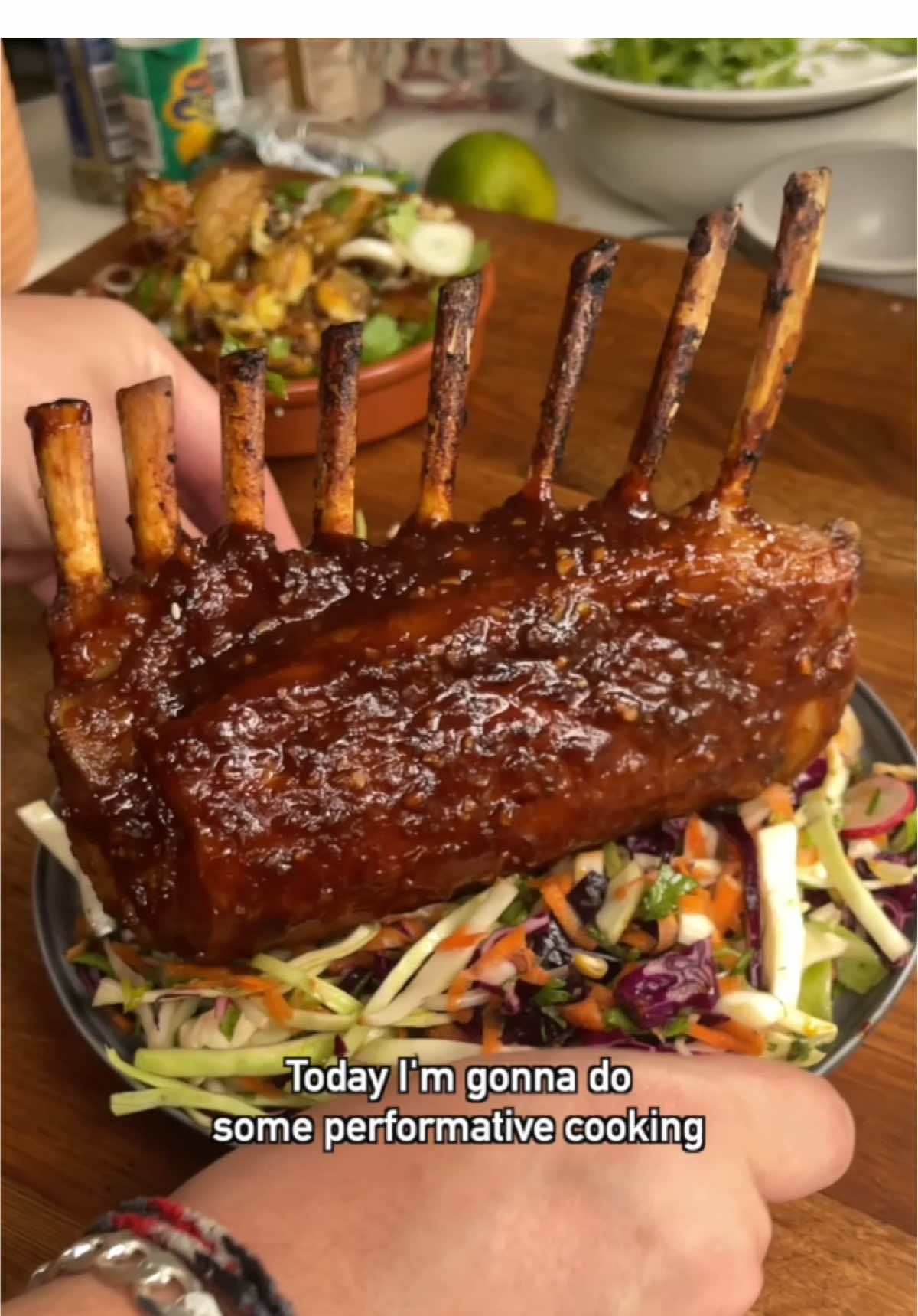 Performative cooking to feed my ego 