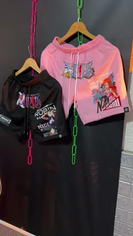 Unisex mesh shorts anime design from anomaly streetwear #meshshorts #shorts #unisexshorts #animeshorts 