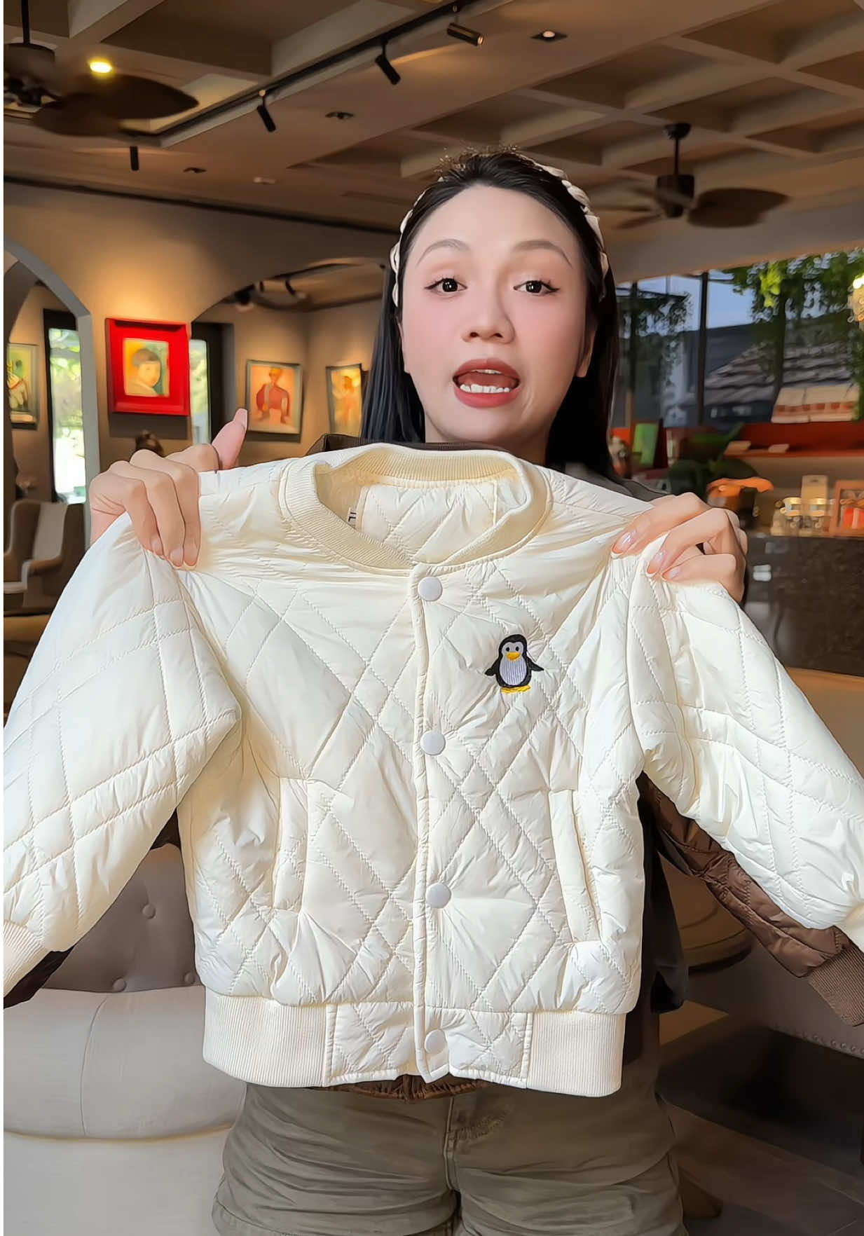 Áo khoác bomber trần bông cho bé ấm áp #megiangcogu #quanaotreem #aokhoacchobe #aokhoacgiochobe #aobomberchobe 