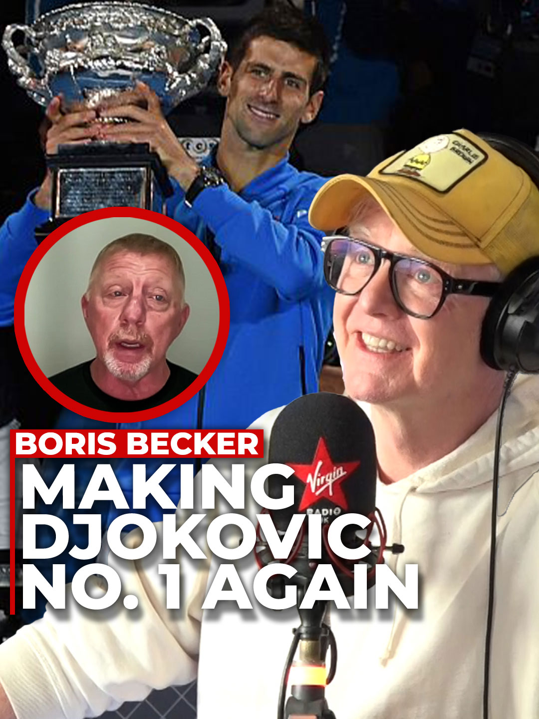 Boris Becker: What I said To Novak Djokovic 💯 #Tennis #djokovic #BorisBecker