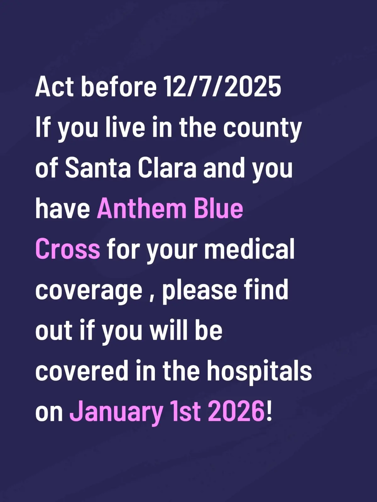 Act Fast!#fyp #foryoupage #santaclara #medical 