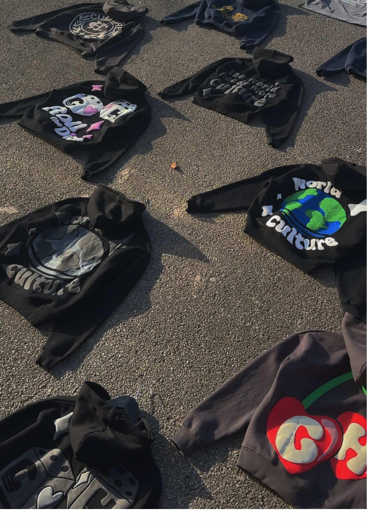 Something satisfying about seeing the collection laid out  . #streetwear #fashion #clothing #clothingbrand #fyp 