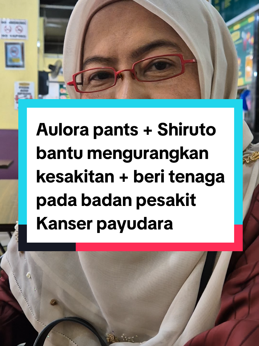 Pesakit Kanser Payudara merasai nikmat kesihatan walaupun baru pakai Aulora pants selama 4 hari dan mengambil Shiruto selama 10 hari.  #breastcancer  #kanserpayudara  #Aulorapants   #Shiruto  #beinternational 