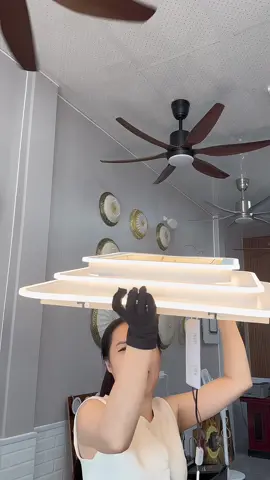 Tiền nào của nấy là có thật. lắp chiếc đèn cao cấp khác bọt hẳn trần nhà.  #oanhoioanh  #noithatnhacua  #đenoptran #đentrangtri #đenledtran 