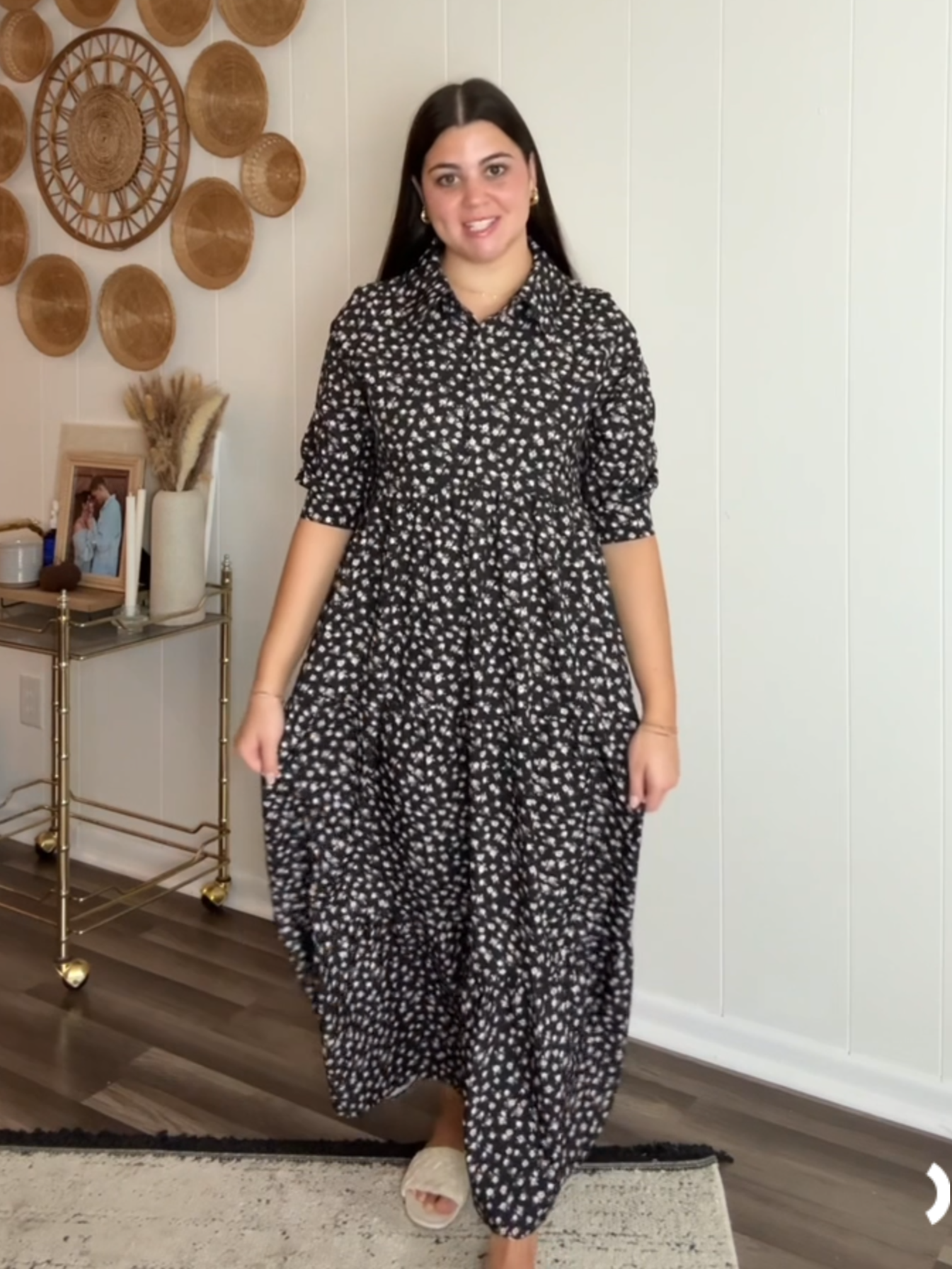 Effortlessly elegant — this Floral Half Sleeve V-Neck Maxi Dress brings timeless charm to every moment.✨ 👀Take a look at some satisfied models’ fitting experiences!💃✨#petallushofficial#petallushdress#womenfashion#womendresses#petallush#modestdresses#dresses #outfits #dresshauls #teacherstyle #Officestyle #pockets #classic