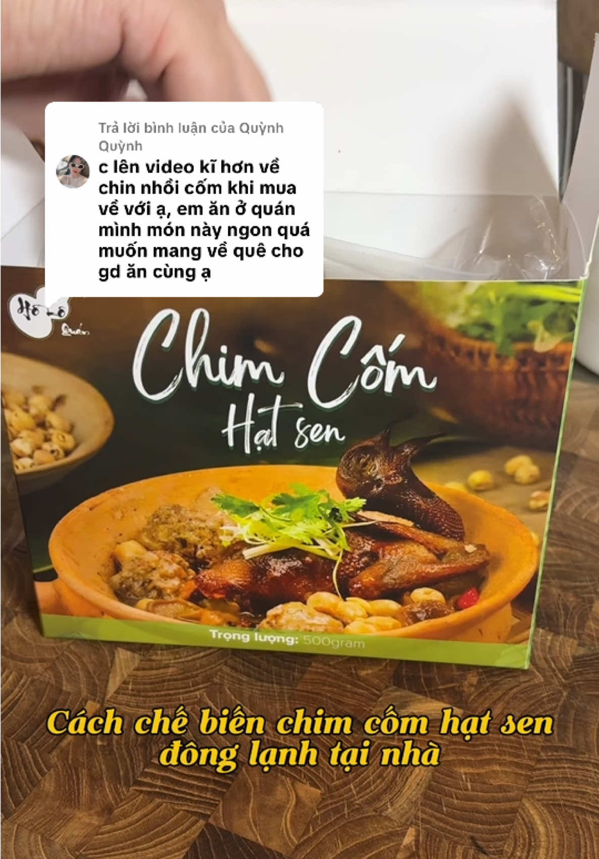 Trả lời @Quỳnh Quỳnh oke lun chương trình ơi 🥰 hướng dẫn chế biến món chim cốm đông lạnh đâyy @Ô Kìa Cô Bé Đô Con 😂 