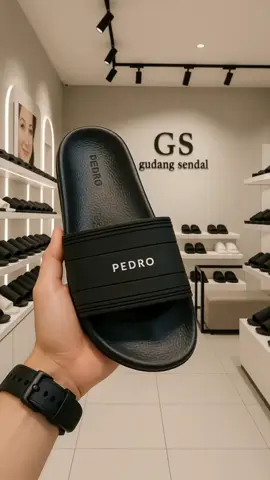 Sandal Selop Pria Premium dari PEDRO.  buruan cek keranjang kuning kiri bawah 👇 #Sandal #SandalSlop #Sandalpria #sandalpremium  #fypシ゚ 