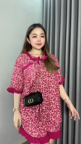 Gemes ih Leopard pink 💕🫧 #bajutidur #onesetmurah #setelanwanita 