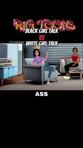 Saying the same thing but so differently #4U #blackgirlmagic #whitegirl #rigtoons #funnyvideos 