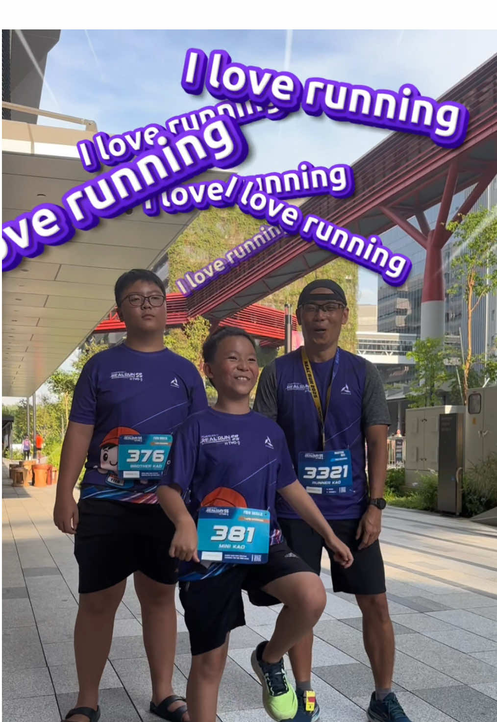 The REAL telepathy happens at the end! 🫧  #hazonasfam #Running #telephathy #singapore #REALRun2025 