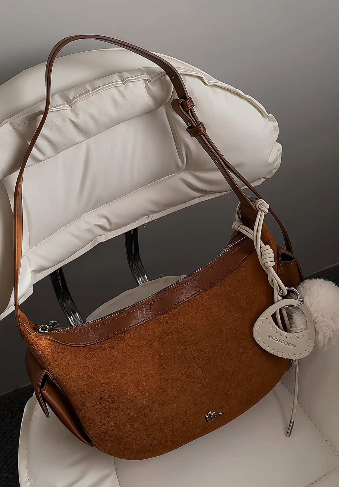 Something chic is coming your way! October 22 mossdoom collection — Sira suede bag 🤎✨ #mossdoom #mossdoombag #sirabag #suedebag #newrelease 