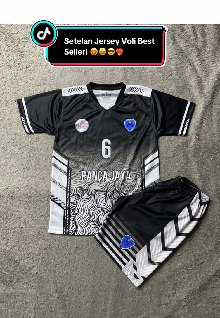 Ready lagi setelan jersey voli paling dicari nih, bisa request desain logo sponsor nama dll. Buruan pesan jerseymu sekarang biar makin menyala saat bertanding 😎 #jerseyvoli #jerseyprinting #jerseykeren #jerseymurah #fyp 