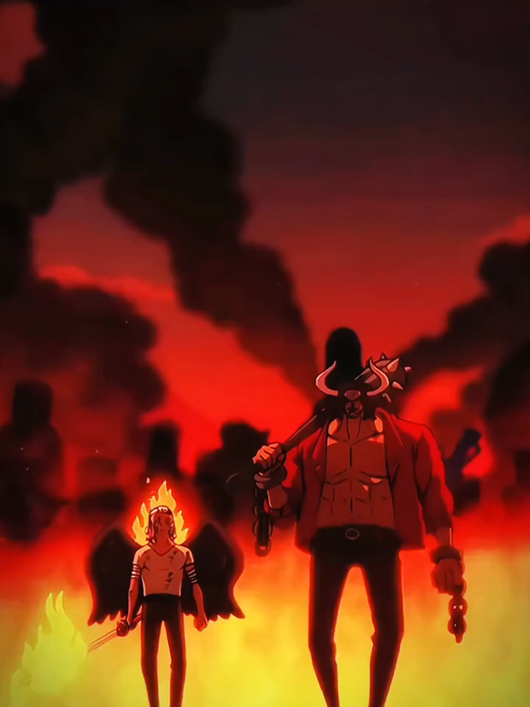 Kaido & king #kaidoonepiece #king #onepiece #animeedit #golddvrky