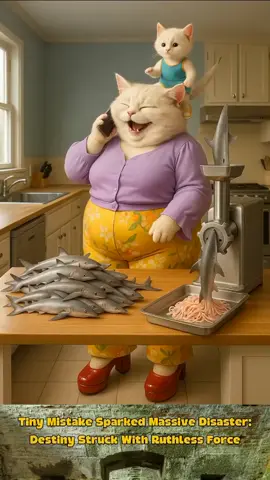 Tiny Mistake Sparked Massive Disaster : Destiny Struck With Ruthless Force #cutecats #funnycatshorts #catstories #ai #aifusic 