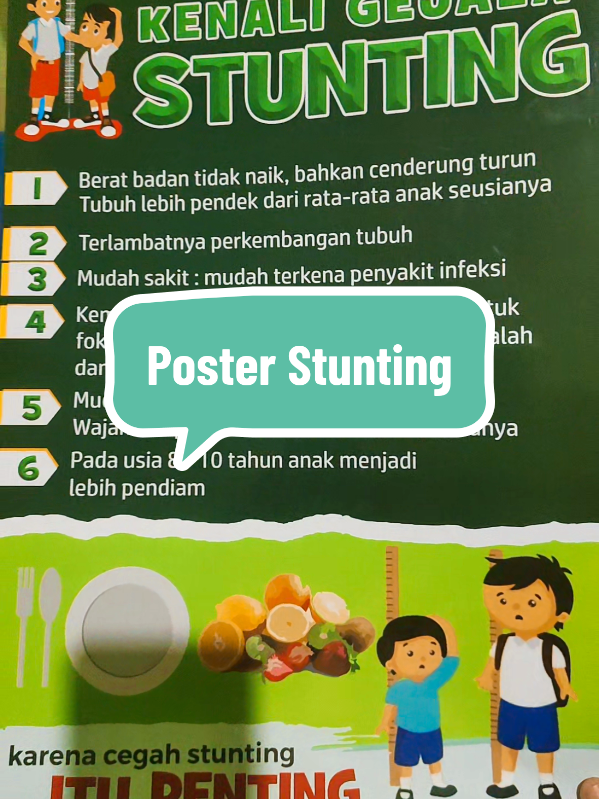 #posteredukasi #stunting #penyuluhanstunting #cegahstunting