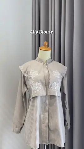 All time best seller Ally, detail dan kualitas bahan nya 🫶🏻 #blouse #detail #promoseruweekend #fashiontiktok #workoutfit #fyp 