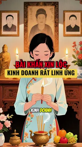Bài Khấn Xin lộc cho những người kinh doanh buôn bán #thocung #khanvai #vankhangiatien #tailoc #tamlinh 
