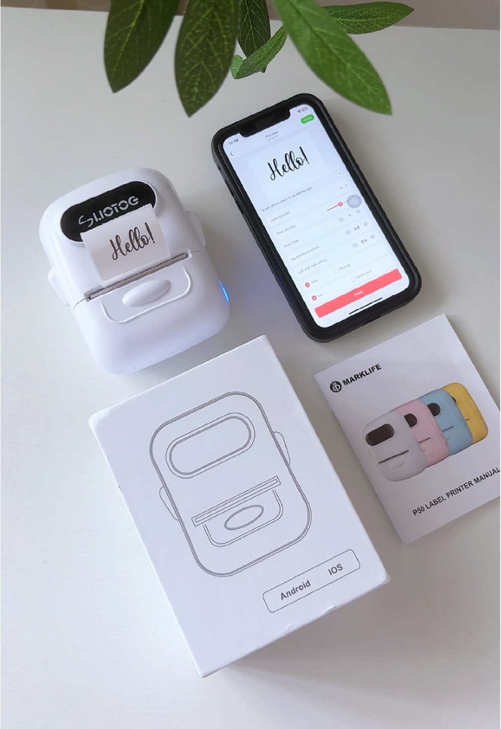 LIOTOG P50 Label Printer 🤍 #labelmaker #labelprinter 