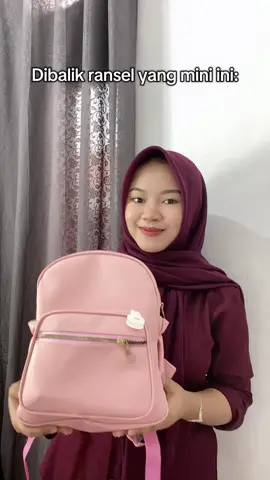 Kecil bukan sembarang kecil yaapp🤭#fyppppppppppppppppppppppp #tassekolah #tasmurah #tasransel #tasmurah 