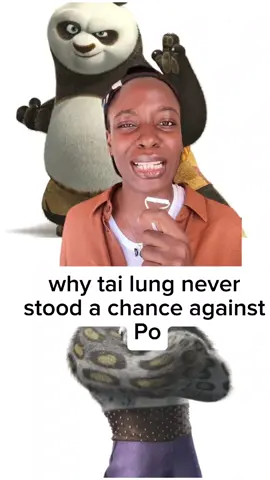 If po wasn't chosen as the dragon warrior then yes tai lung would have cleared everyone and there's no arguments there. but po was his natural living breathing kryptonite.#kungfupanda #tailung #thedragonwarrior🐲 #Po #moviediscussion 