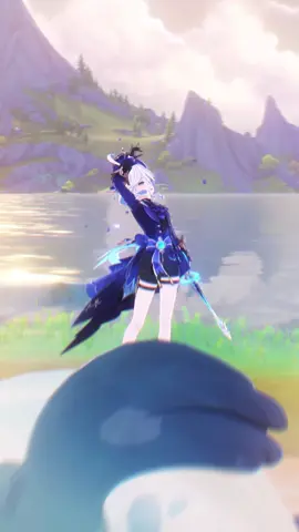 Me resulta increíble que, cuando estoy contigo, sí soy capaz de mantener ese estado de ánimo. #GenshinImpact #Furina