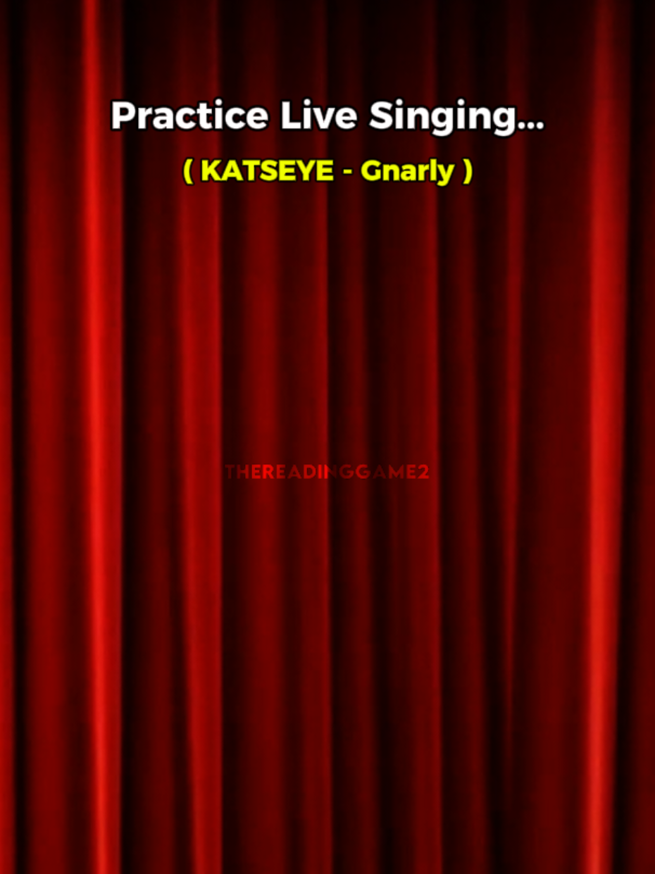 Gnarly Challenge 🎤  . . #livesinging #singing #singingpractice #singingchallenge #karaoke 