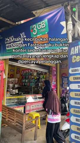 Usaha kecil bukan halangan. Dengan Fastpay, aku buktiin konter sederhana pun bisa punya layanan lengkap dan dipercaya pelanggan. Mau coba juga? Daftar pakai kode HILMY17 biar dapet diskon Rp50.000!@Fastpay Indonesia  #fastpay #andalanagenindonesia #agenpembayaran #kasirvlog #konter #konterpulsa #idekonten #konterindonesia 