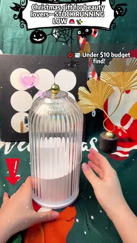 💋⏰ Under $10 Christmas treat! This organizer’s awesome—SELLING FAST ⚡✨🎁 Makeup Brush Holder Organizers#MakeupOrganizer#CosmeticStorage#VanityEssential#MakeupMustHave#GlassDecor 