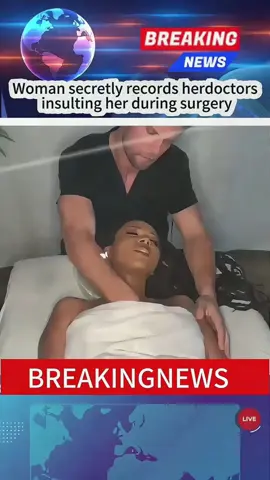 Patient was laughed at by the doctor while in a coma! Hidden recording exposes the dark side of the operating room#breakingnews #fyp #fypシ 