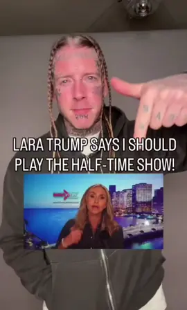 Lara Trump wants me to play the Turning Point half-time show…what do y’all think? #SuperBowl #halftimeshow #tommcdonald #badbunny 
