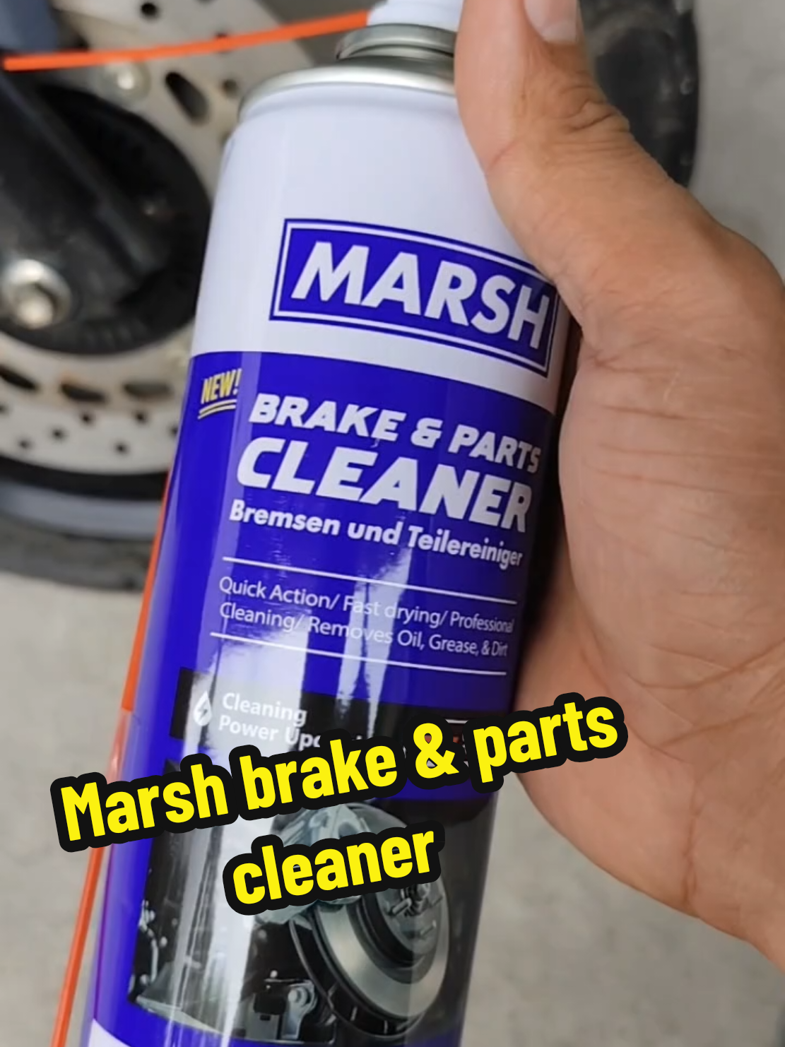 Marsh brake and parts cleaner #marsh #brakecleaner #fyp #viral #creatorsearchinsight 