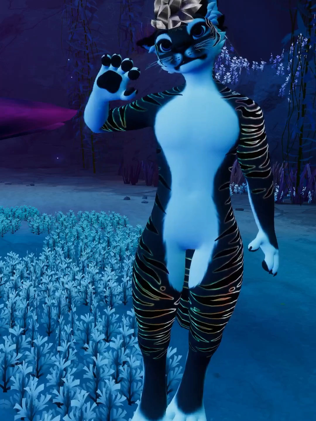 new Winterpaw Cat model #vrchat #furrycommunity #furry #furrytiktok #fyp #cats