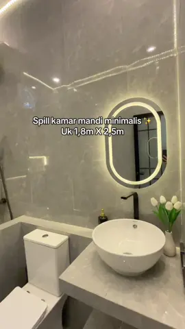 Spall spill kamar mandi minimalis 🤌🏻 #rumahminimalis #rumahimpian #kamarmandiminimalis #aesthetic #rumahtumbuh 
