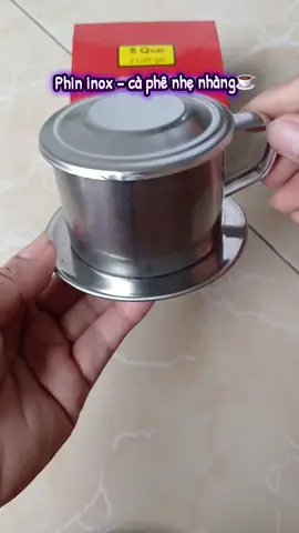 Phin inox xịn – pha cà phê chill từng giọt ☕✨#phininox #phinphacaphe #tiendung #dungcutienich #viral 