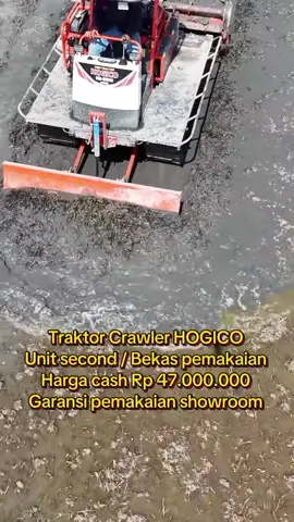 Traktor Crackers HOGICO Unit second / Bekas pemakaian Harga cash Rp 47.000.000 #fyppppppppppppppppppppppp #fypdong #mesin #traktor #crawler 