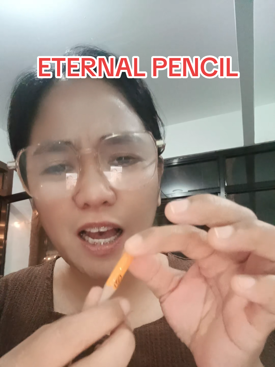 Pencil na hindi na kelangan tasahan✏️ #pencil #eternalpencil #writing 