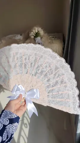 هواية دانتيل 💗💗💗 . . . . . #مروحة_العروسة #tiktok #viral #fyp #handmade 