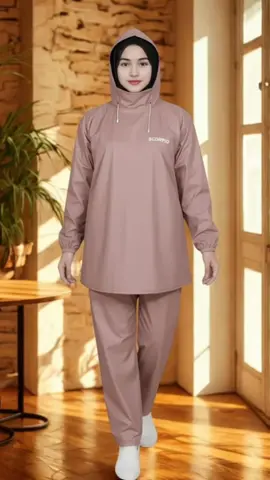 Promo jas hujan dewasa murah raincoats mantel model hoodie Scorpio setelan celana pria wanita 