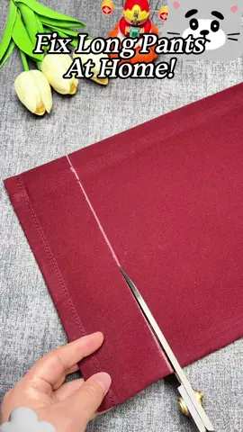 Achieve the perfect pant length effortlessly at home—simple sewing is all you need 🧵👖! Get the 34-piece crafting set: $5.99 + free shipping, limited stock!!#NeedleAndThread #BigEyeSteelNeedle#tiktokshop #fyp 