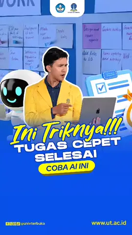 🎯 INI DIA TRIKNYA!!! Tugas numpuk? Deadline mepet? Jangan panik 😵‍💫 Sekarang ada AI yang bisa bantu kamu ngerjain tugas lebih cepat, lebih mudah, dan pastinya tetap smart! 😎📚 Coba deh pakai beberapa tools AI ini semuanya GRATIS dan super membantu. Ini bukan nyontek, tapi cara cerdas memaksimalkan teknologi buat belajar lebih efisien 💡👇 💻 REKOMENDASI WEBSITE AI BUAT BANTU KAMU NGERJAIN TUGAS CEPAT & EFISIEN: 🔹 Elicit – Cocok buat cari paper atau referensi ilmiah dengan cepat. Bisa tanya pertanyaan riset dan langsung dikasih ringkasan jawaban dari jurnal-jurnal terpercaya 📖🔬 🔹 Shortly AI – Bantu kamu nulis esai, artikel, atau paragraf panjang dengan gaya akademik. Tinggal kasih instruksi, langsung jadi draft-nya ✍️🧠 🔹 Typeset.io – Gak cuma bantu nulis, tapi juga formatting otomatis ala jurnal ilmiah. Ada banyak template + cek grammar & kutipan otomatis 📄✅ 🔹 Perplexity – Mesin pencari berbasis AI yang bisa jawab pertanyaan dengan referensi asli. Cocok buat cari info cepat dan akurat 🔍⚡ 🔹 Quillbot – Ahli parafrase! Bantu kamu rewrite kalimat biar lebih jelas, bebas plagiarisme, dan tetap natural. Bisa juga buat grammar check 📝🛠️ 🔹 Scite.ai – Mau referensi dari jurnal terverifikasi? Di sini kamu bisa lihat mana kutipan yang mendukung atau menyanggah suatu klaim ilmiah. Bener-bener bantu banget buat skripsi atau tugas akhir 📊🎓 🎓 Gunakan teknologi untuk belajar lebih cerdas, bukan lebih malas! AI bukan pengganti usaha, tapi bisa jadi alat bantu yang powerful banget kalau kamu tahu cara pakainya. 💪🔥 ------- Semua Bisa Kuliah di Kampus Negeri📚👨🏻🎓🧑🏻🎓✨ Fleksibel Kuliahnya✨, Murah Biayanya, Terjamin Kualitasnya🤩, Terakreditasi A oleh BAN-PT🌟, Tanpa Uang Gedung💵, Tanpa Tes Masuk📝, Tanpa DO🙅🏻 www.ut.ac.id 📝🧑🏻💻Pendaftaran di admisi-sia.ut.ac.id Daaan...Informasi ini jangan berhenti di kamu. Ayo share informasi ini ke seluruh Indonesia yaa.. 😊✈🇮🇩 #UniversitasTerbuka #KuliahJarakJauh #KuliahOnline #KampusNegeri #KampusBerdampak