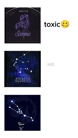 my fav sign#aquarius #scorpio #taurus #zodiac 