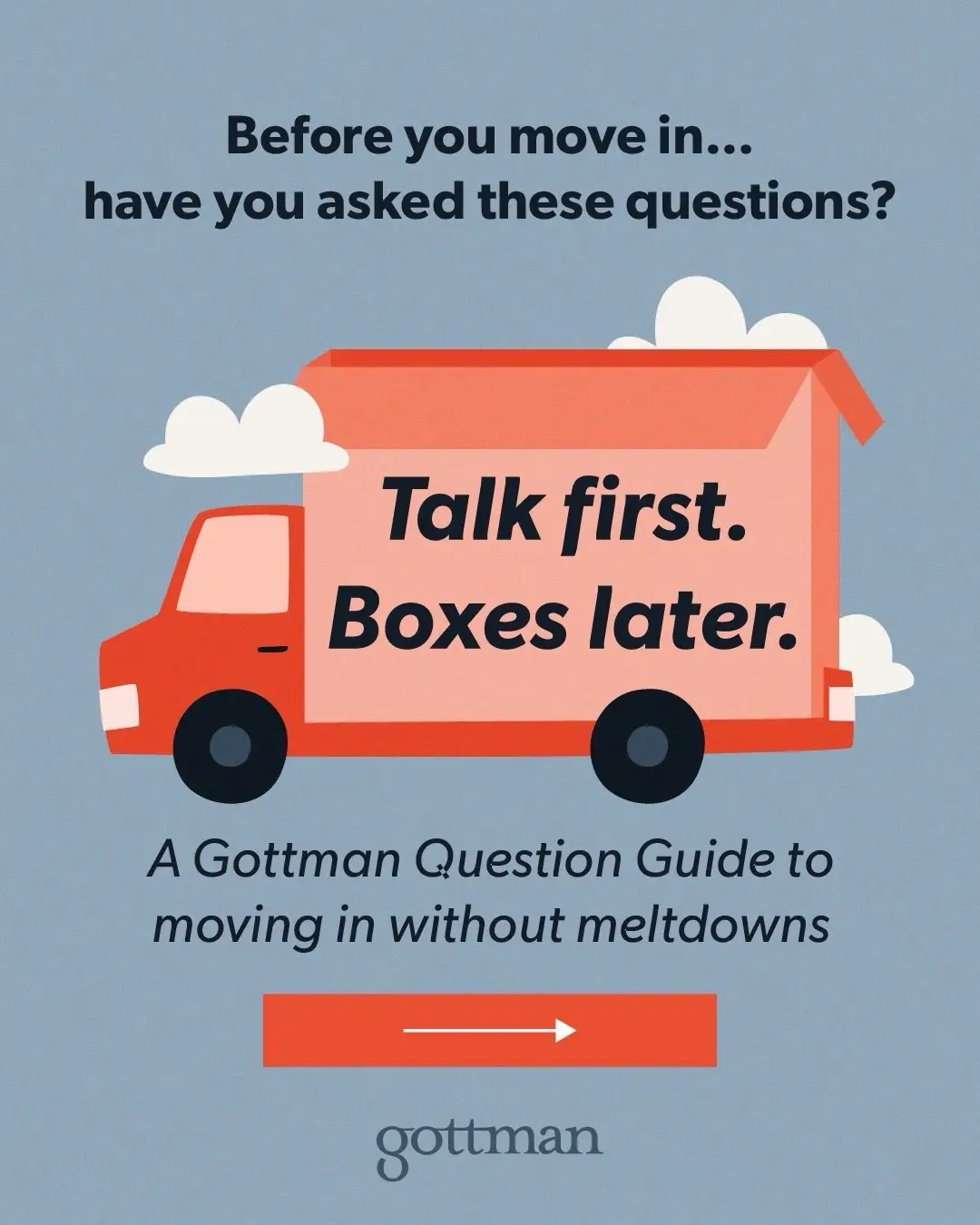 Before arguing over who gets which side of the bed, pause. The couples who thrive after moving in together don’t wing it, they talk first. Money habits, chores, sleep schedules, those little things matter. A few honest convos now = way fewer late-night fights later. 💬 #RelationshipAdvice #CouplesTips #GottmanInstitute #MovingInTogether #RelationshipGoals